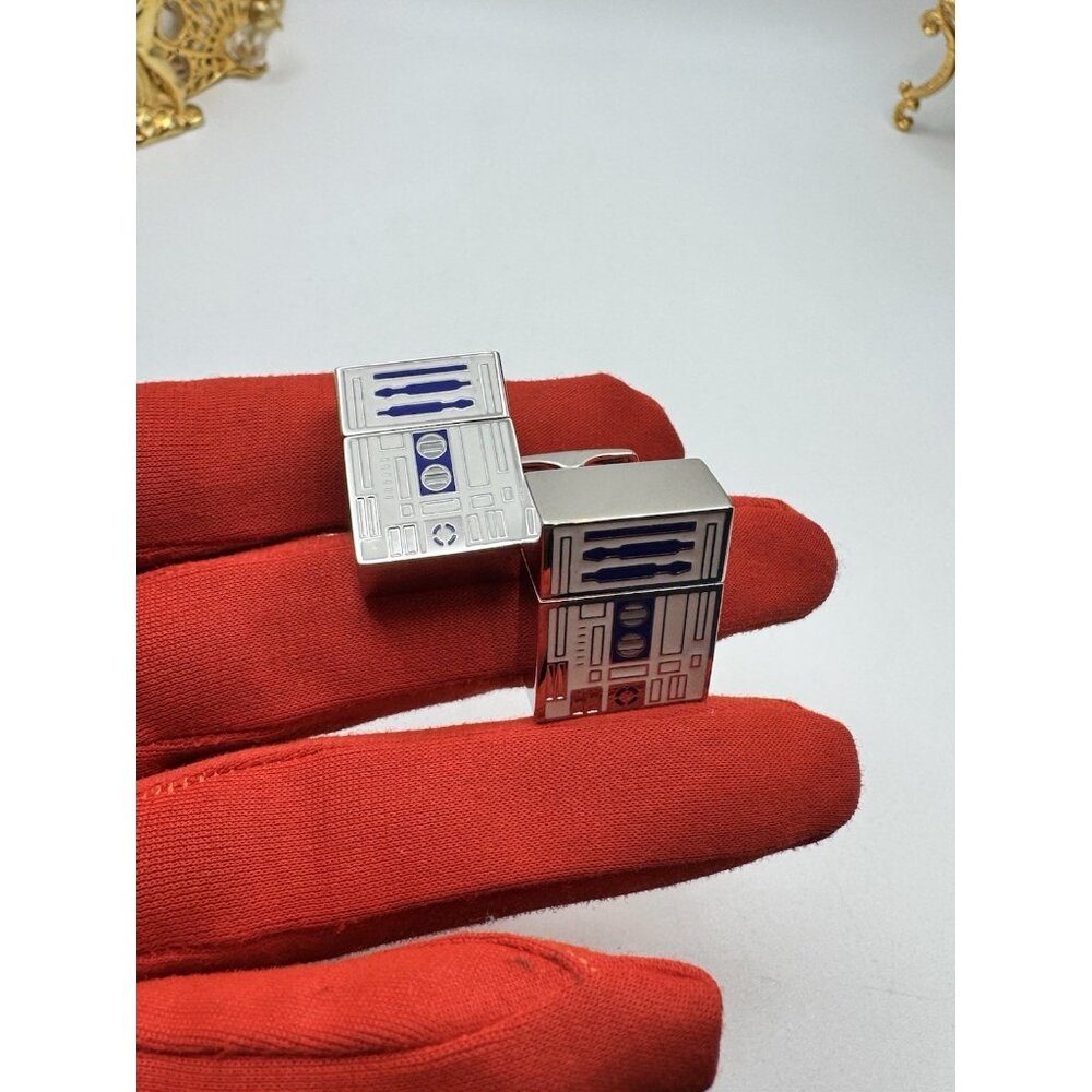Star Wars Lucas Films R2D2 Cufflinks Jewelry 4GB USB Flash Drive Whit Box - Picture 12 of 12